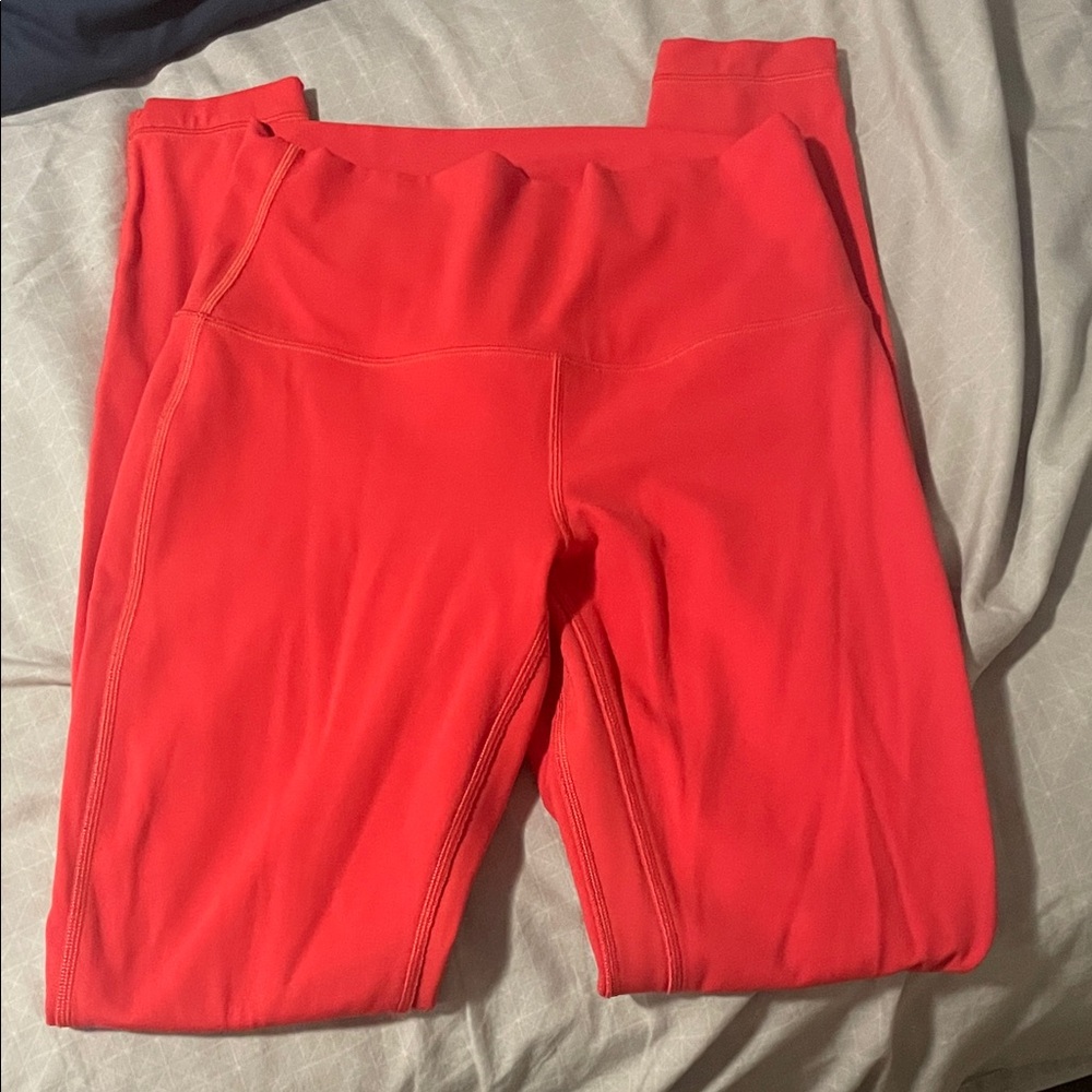 lululemon athletica Red Leggings